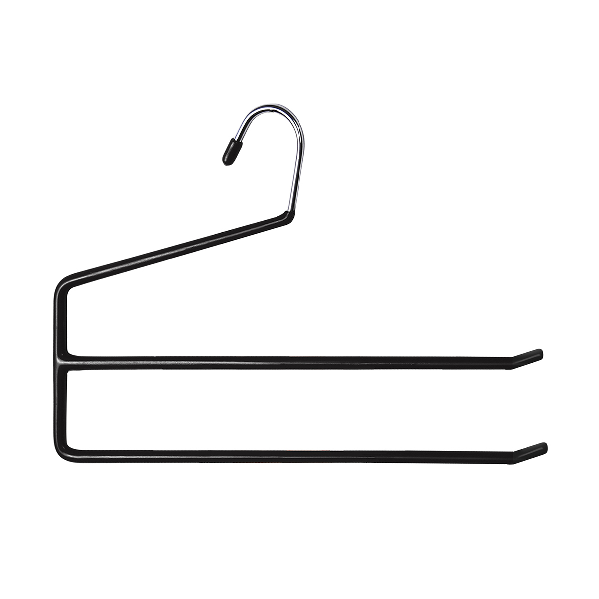 Вешалка-перекладина для брюк 2-х уровневая с противоскольз. покрытием (1/40) "valiant" 181001