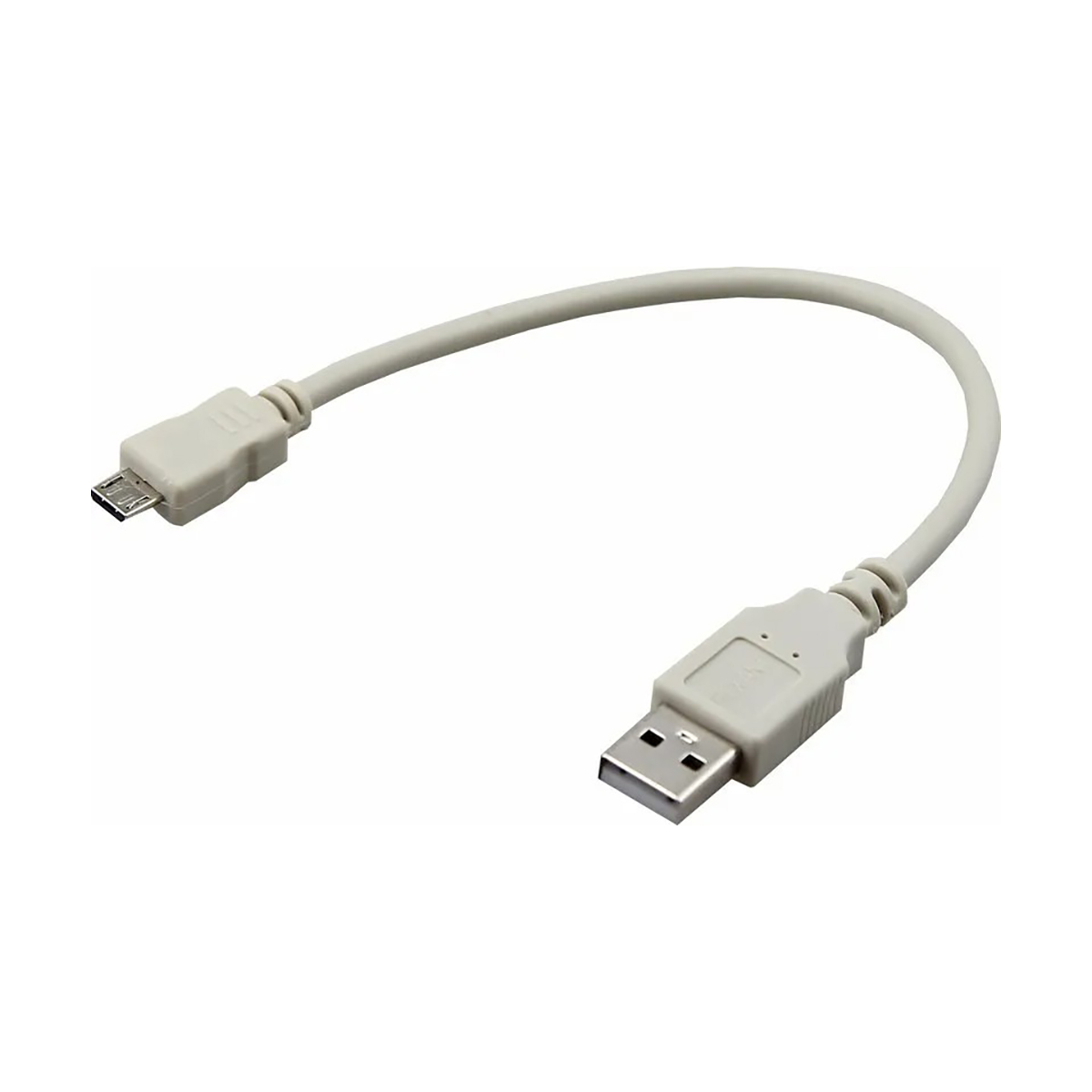 Кабель usb-micro usb 0,2 м пвх (серый) (1/10/1000) "rexant" 18-1162