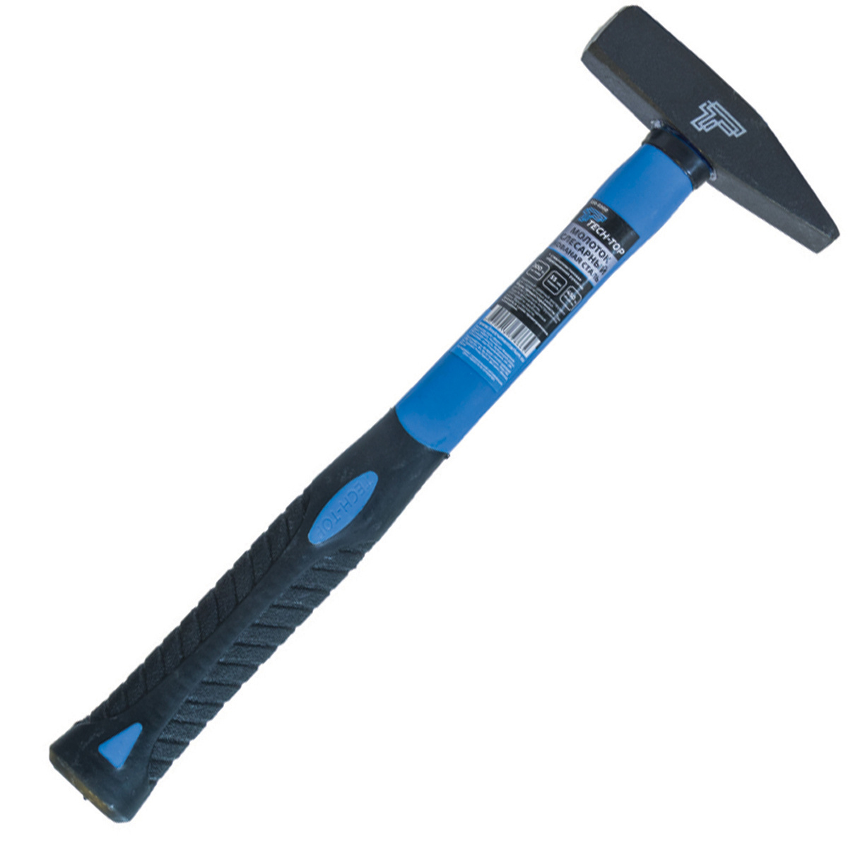 Молоток кованый  "tech-top" пласт. обрезин. ручка  400 г (1/6/36)  120-0400