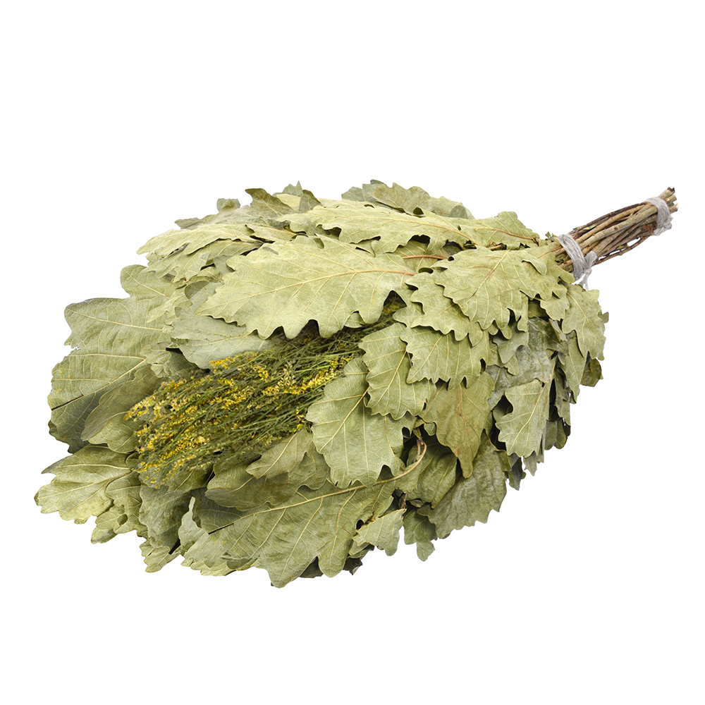 Веник для бани и сауны дубовый с донником (1/25) "банные штучки" 32705