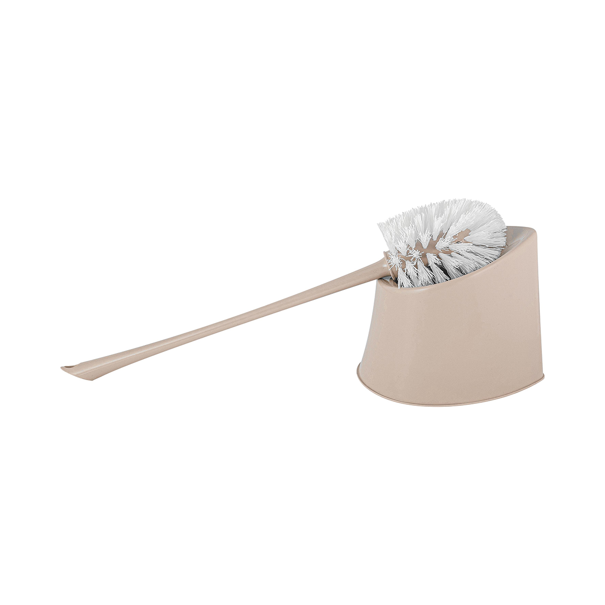 Туалетный набор "voque" ерш с подставкой, пласт. (бежевый) (1/6) "spin&clean" sv3129бж