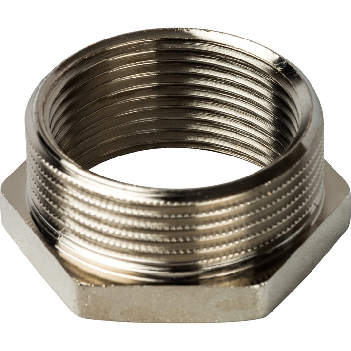 Футорка редукционная НВ 1"1/4 x 1" никель STOUT