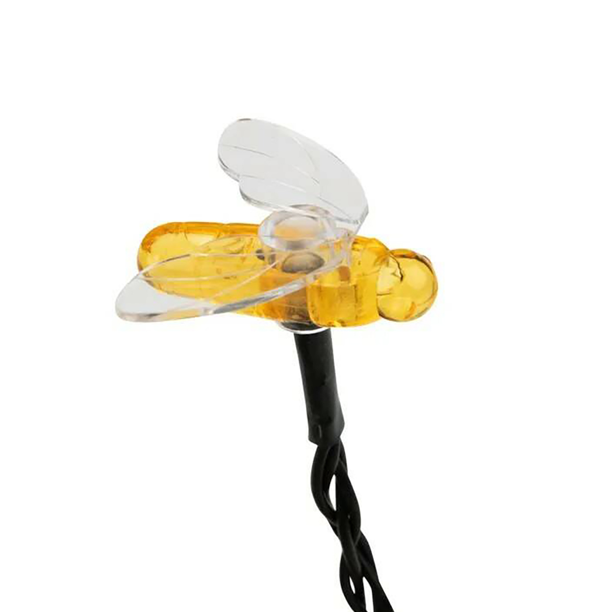 Гирлянда садовая (led) "янтарные пчелы" ip65  10 м, солнеч. батарея (1/24) "lamper" 602-252