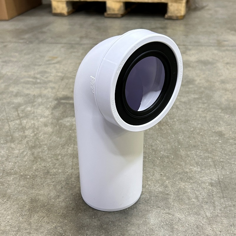 Труба McALPINE фановая L=230 мм под углом 90, вход 97-107 мм, выход 110 мм