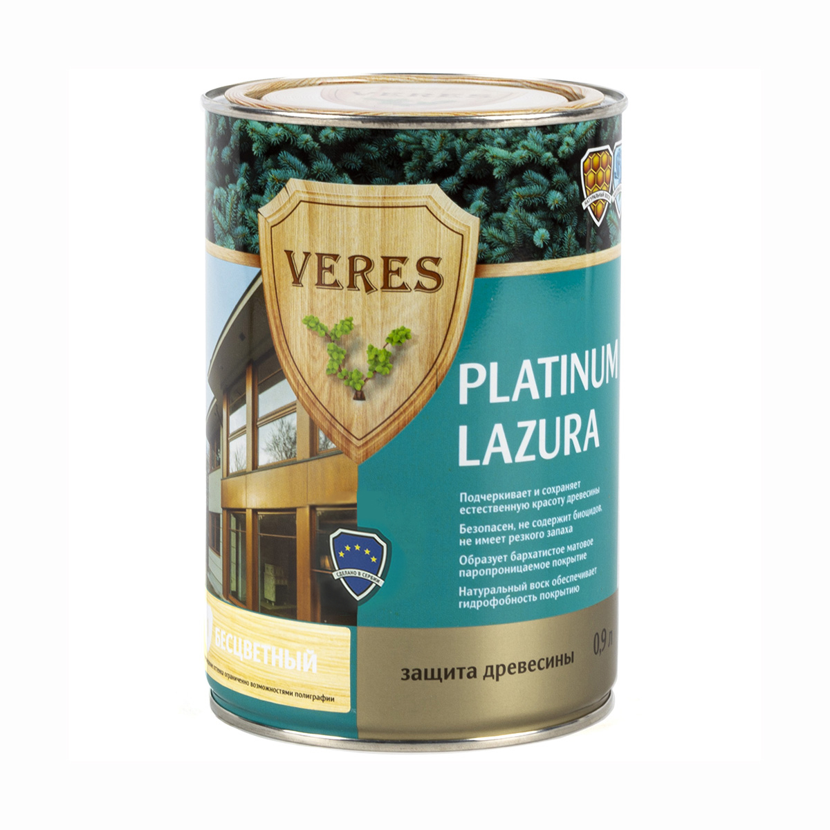 Верес платинум № 1 бесцветный  0,9 л (1/6) "veres"
