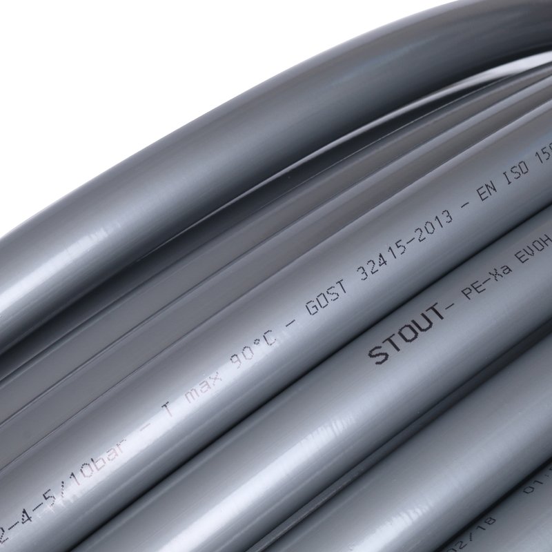 Труба из сшитого полиэтилена 25х3,5 (PEX-a) STOUT - 1 м. (бухта 50 м.)