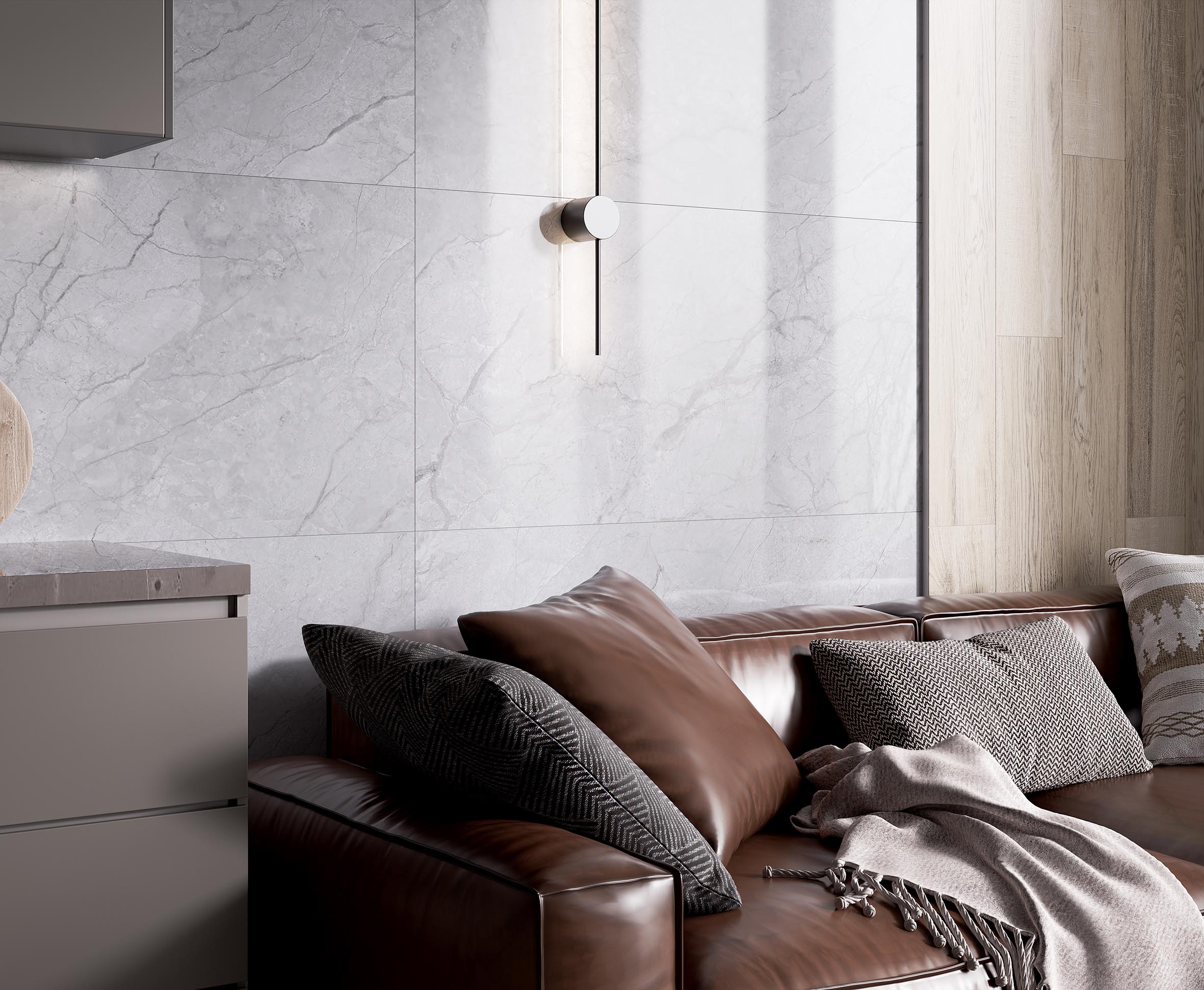 Antalya grey керамогранит полированный 60x120