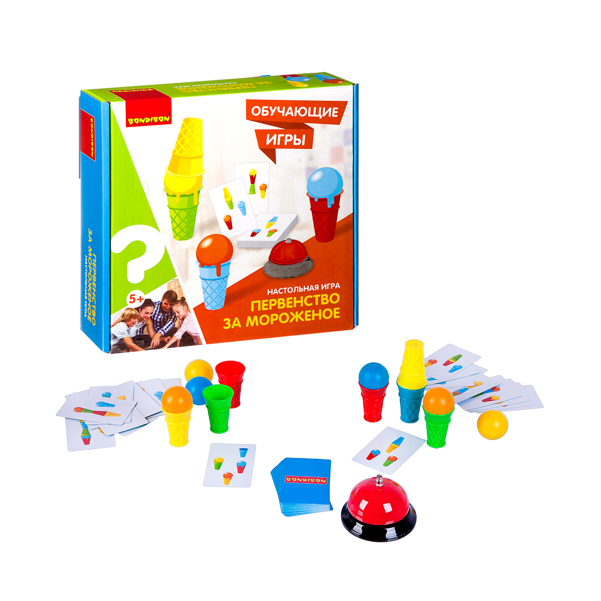 Игра обучающая "первенство за мороженое" "bondibon" вв3151