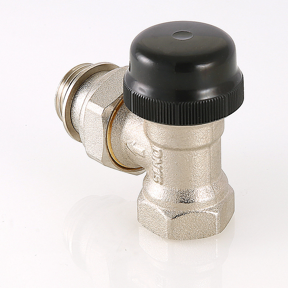 Клапан ВН термостатический угловой VALTEC 3/4" с преднастройкой