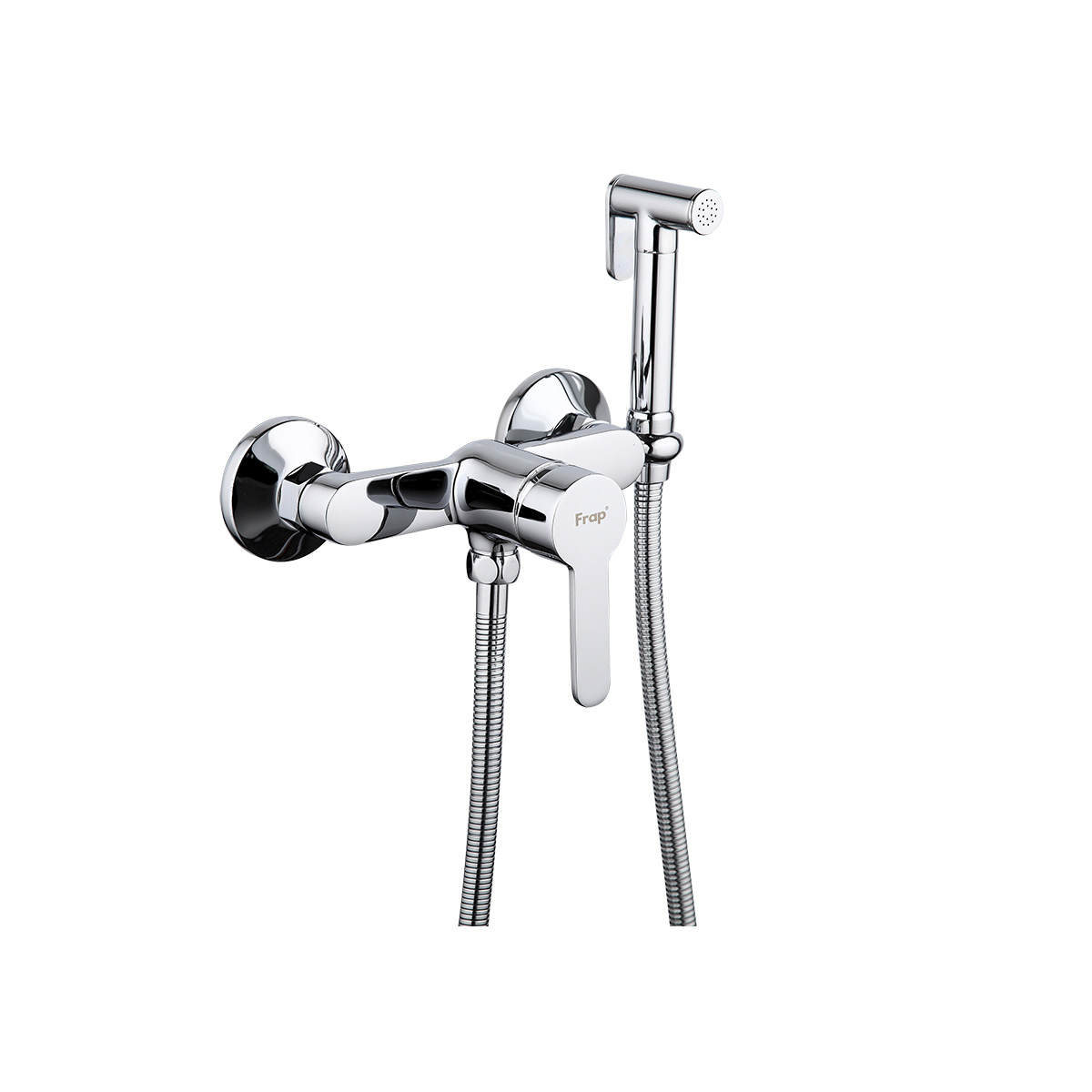 Смеситель с гигиеническим душем f2041, хром (1/10) "frap"
