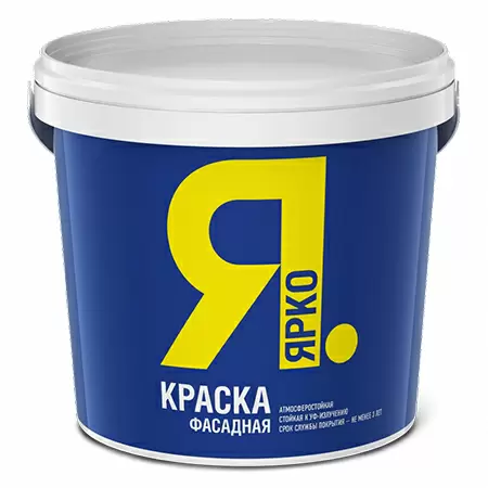Ярко краска фасадная матовая