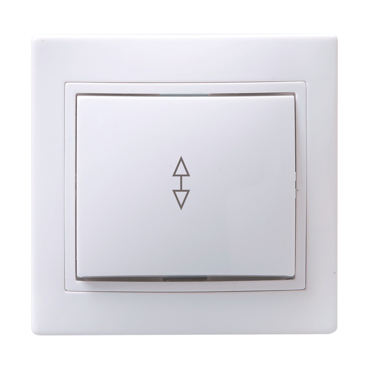 Выключатель "кварта" 1 кл. проходной всп10-1-0-кб, 10а, белый (1/10/200) "iek"