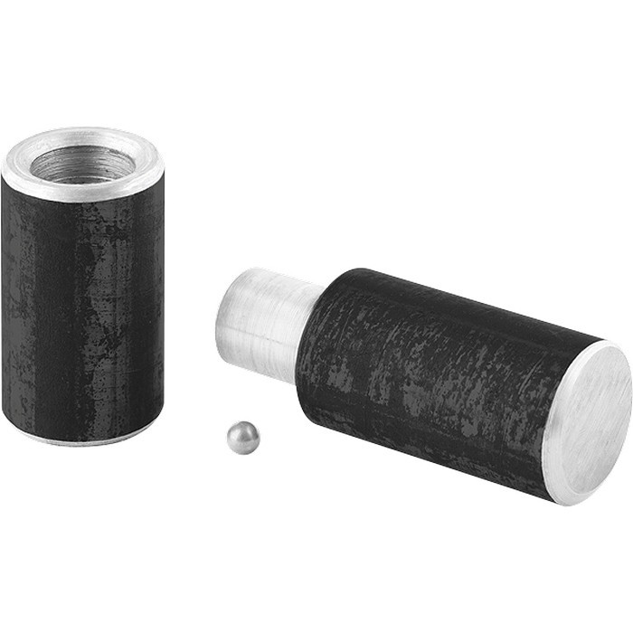 Петля гаражная с шаром, D 16 x 100 мм, 4 шт, Сибртех (920023)