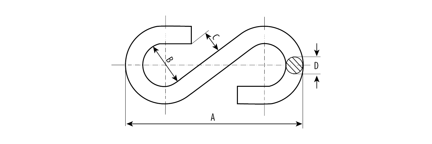ЗУБР 8 мм, 25 шт, S-образный крюк (4-304565-08)