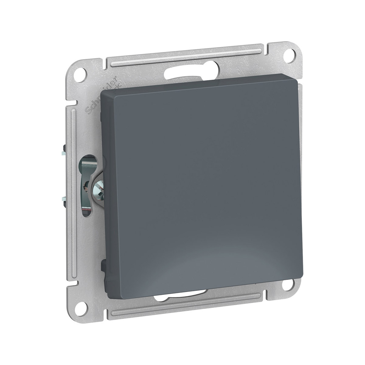 Выключатель "atlasdesign" 1 кл. (механизм) 10а, грифель (1/10/60) "schneider"