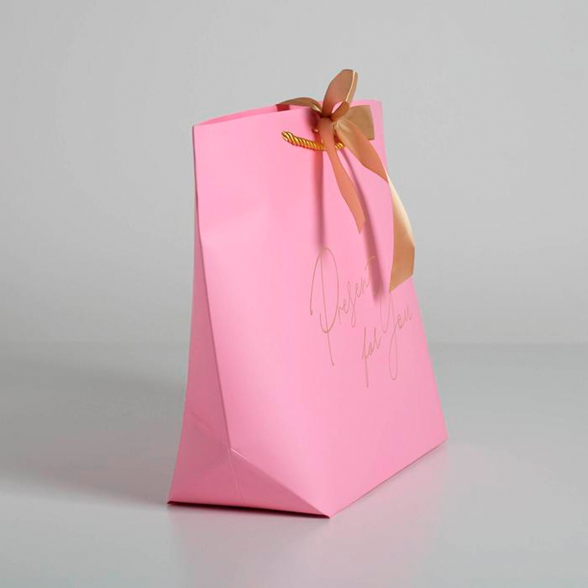 Пакет подарочный "present for you" 42*27,5*12 см (1/3/180) "дарите счастье" 5635024