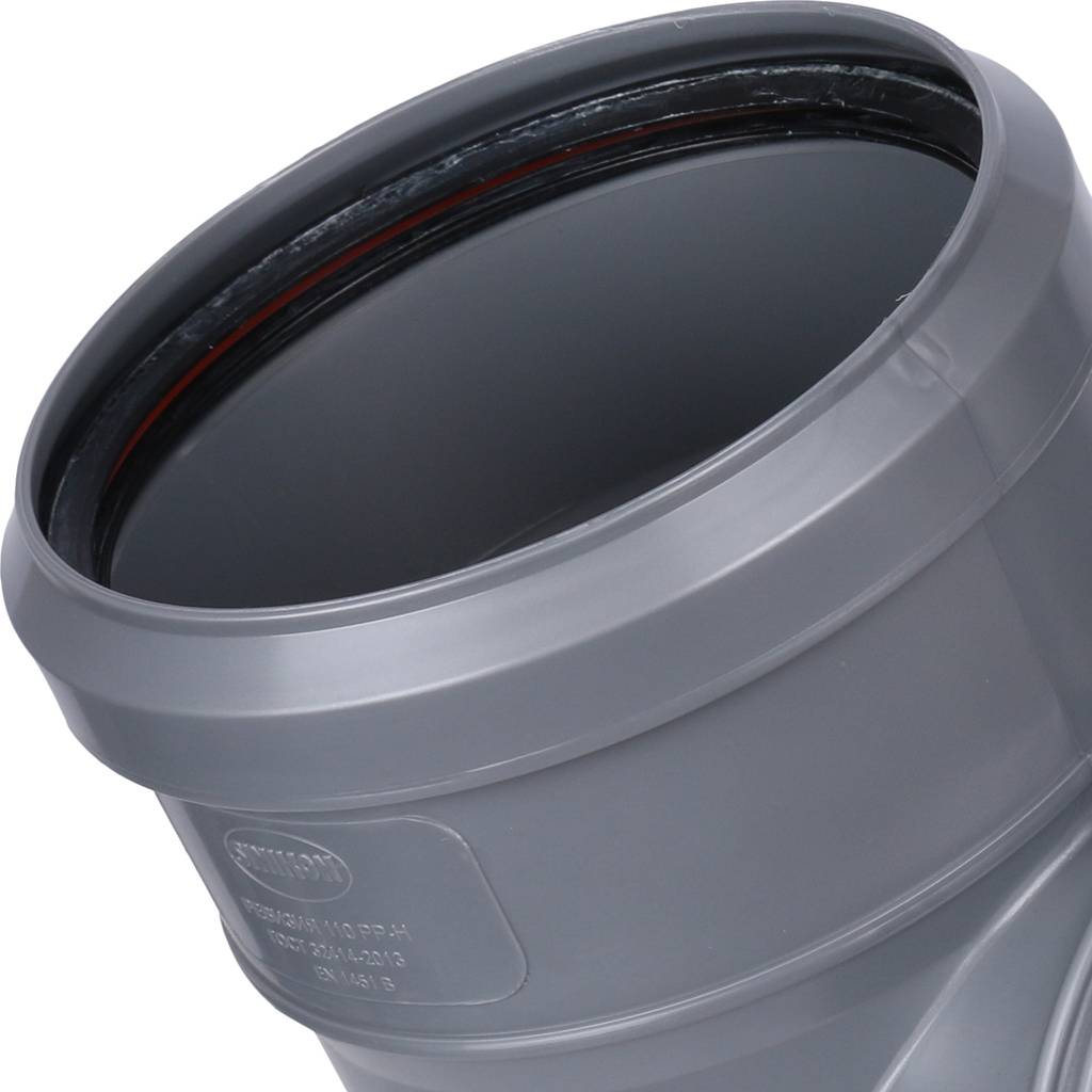 Ревизия с крышкой SINIKON 110 мм полипропиленовая Стандарт