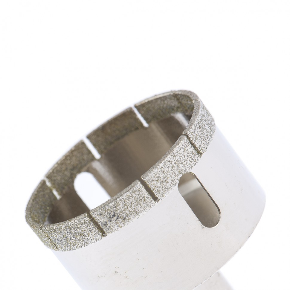 Сверло по стеклу и керамической плитке, 50 х 55 мм, цилиндрический хвостовик Сибртех (726507)