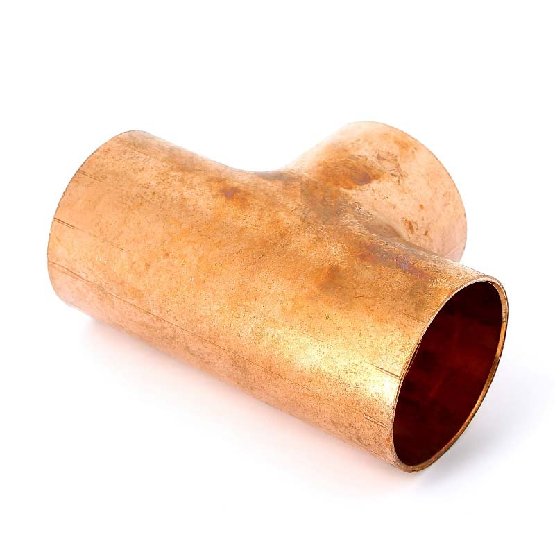 Тройник равнопроходной VIEGA под пайку 89 мм медный