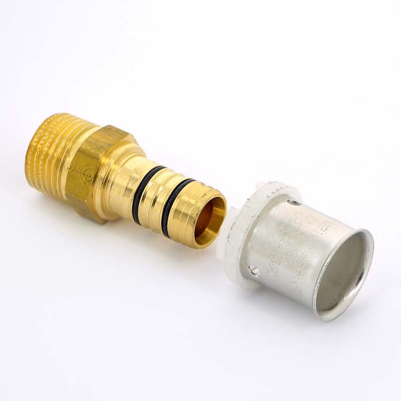 Муфта (НР) 20 x 1/2" под пресс для МП труб UNI-FITT