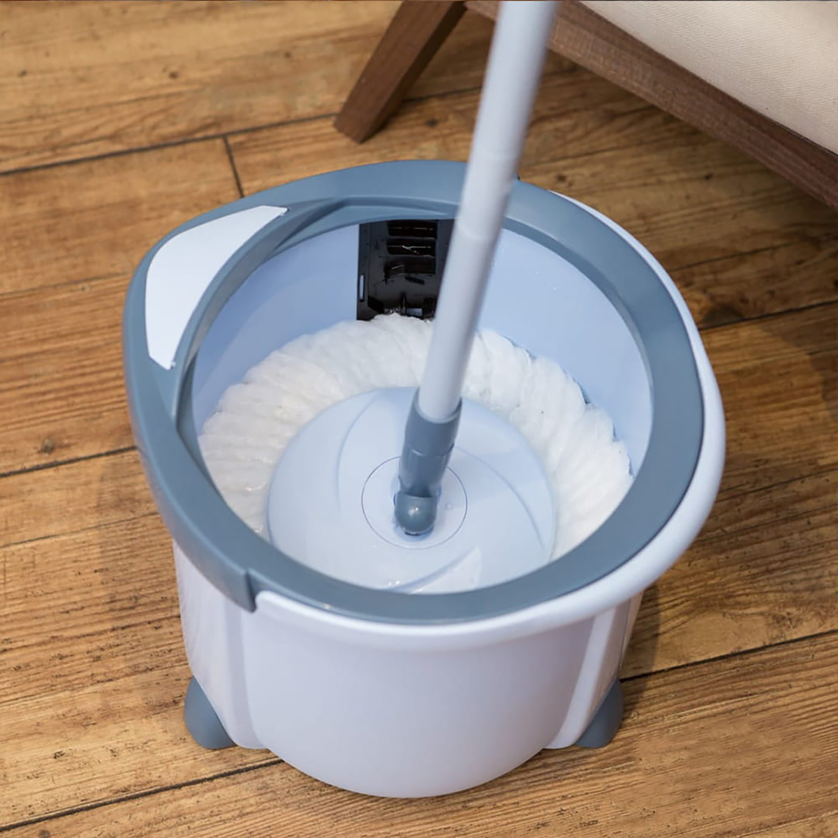 Комплект моп "спешал" вращающийся отжим, 2 насадки (плоская и круглая) (1/2) "york"