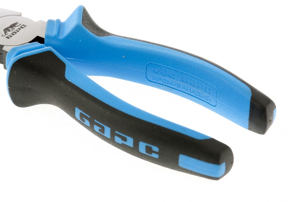 Плоскогубцы комбинированные 160 мм, хром-ванадий, двухкомпонентные рукоятки Барс (16996)