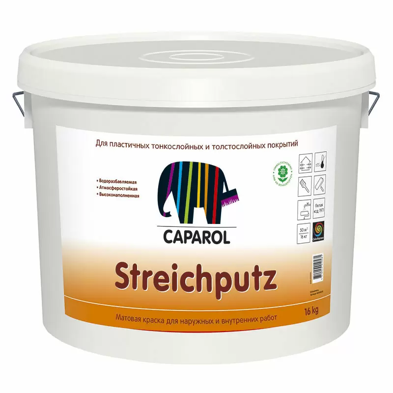 Caparol Streichputz / Капарол краска декоративная структурная