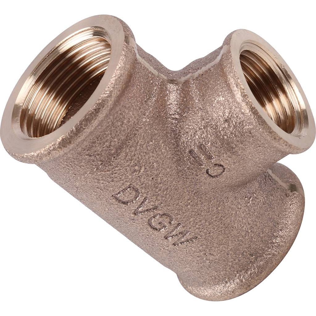 Тройник резьбовой (ВР) 3/4" x 1/2" x 3/4" бронза VIEGA (264468)