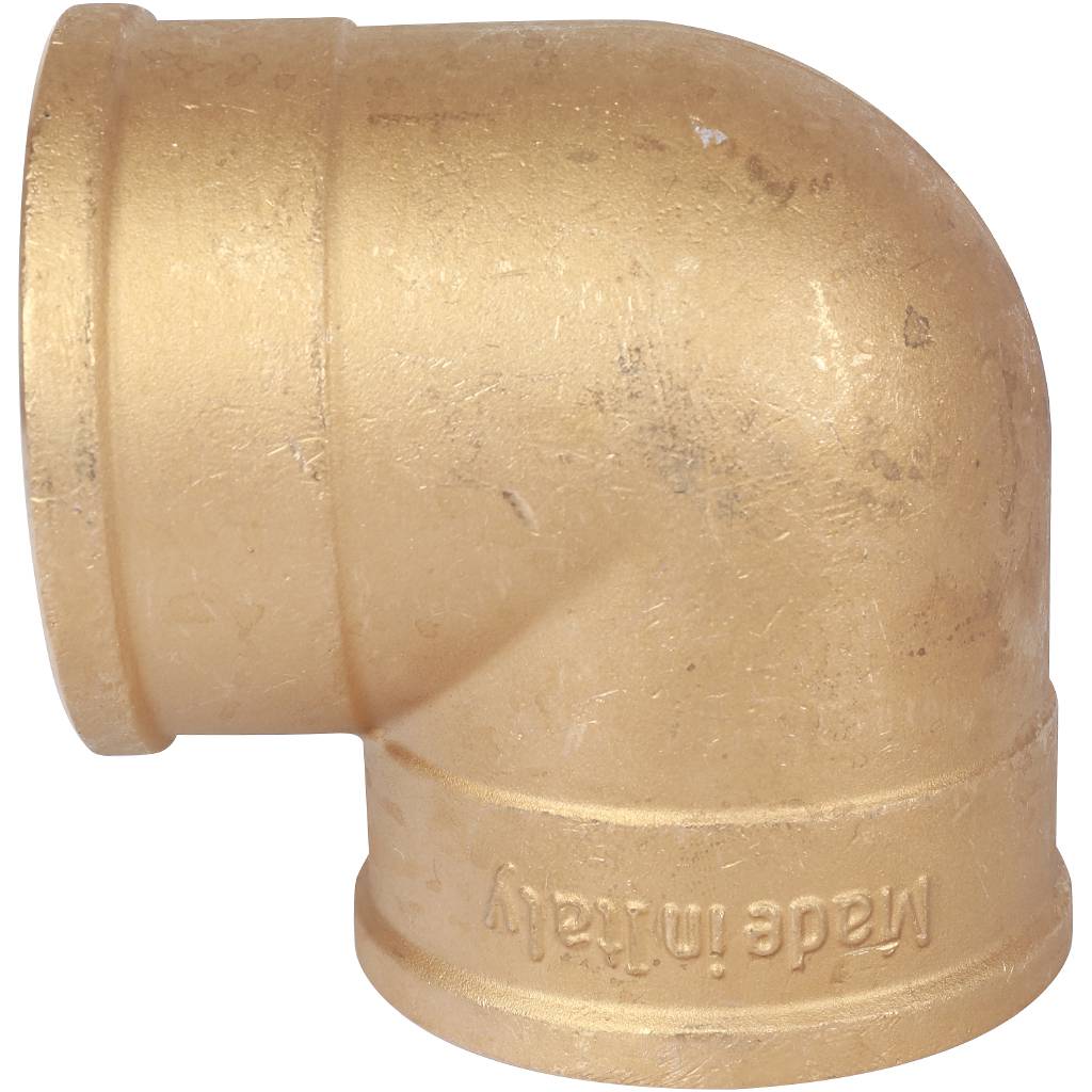 Угол резьбовой ВР 2"1/2 латунь STOUT