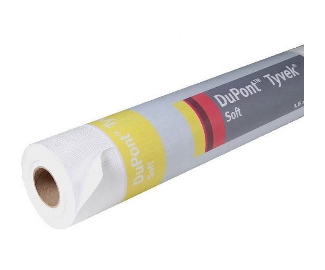 Паропроницаемая мембрана Тайвек Софт 1,5х50 м (75м2)