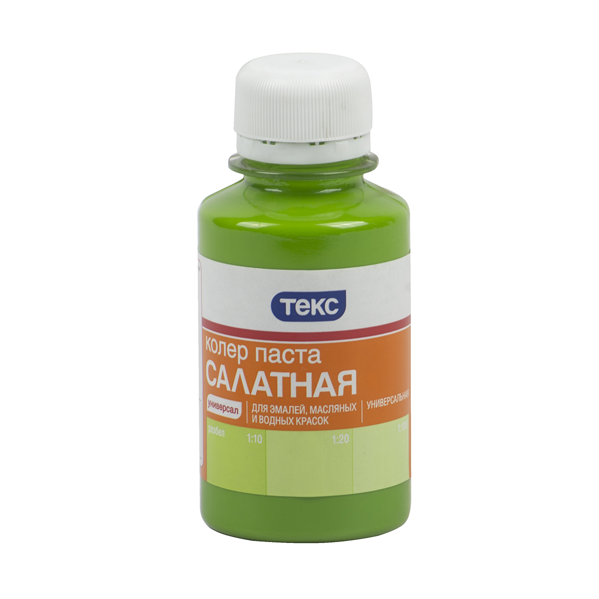 Паста колер. универс. № 07  салатная  0,1 л (30) текс