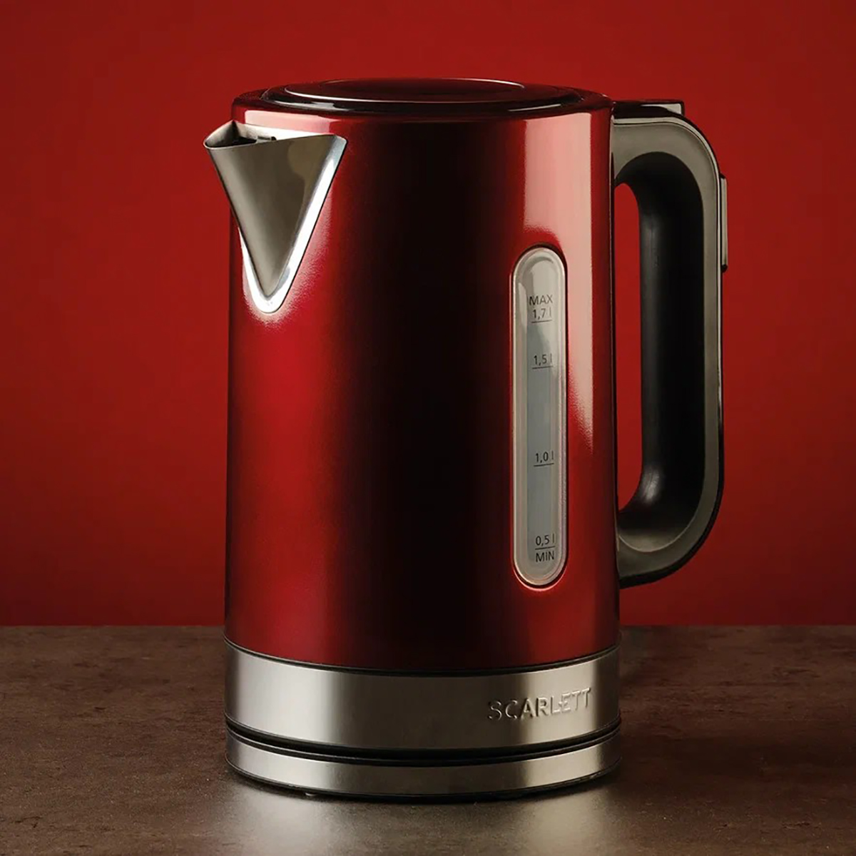 Чайник электр. sc-ek21s78 1,7 л сталь (бордовый) (1/8) "scarlett"