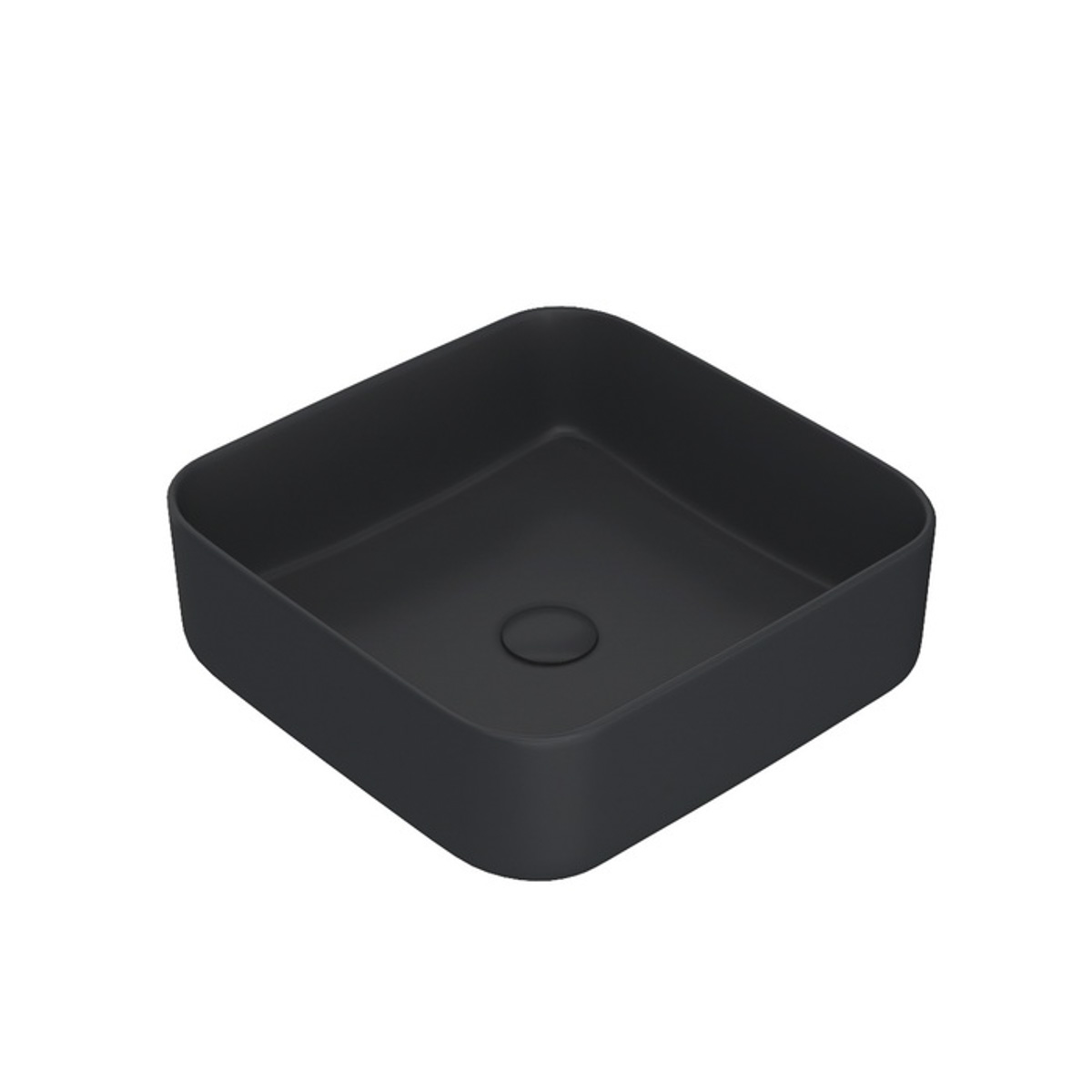 Раковина накладная "bridge" (черный матовый) (1) "iddis" bribm04i27