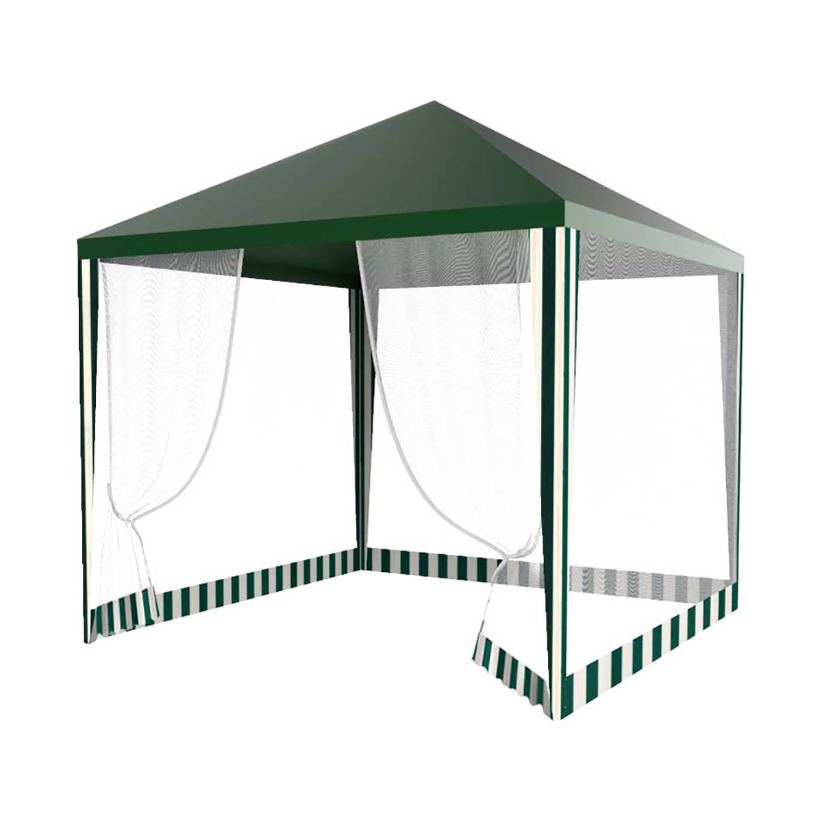 Шатер-тент tzgb-106  2,4*2,4 м/ 3*3 м, 4 стенки антимоскит. (1) "ecos"