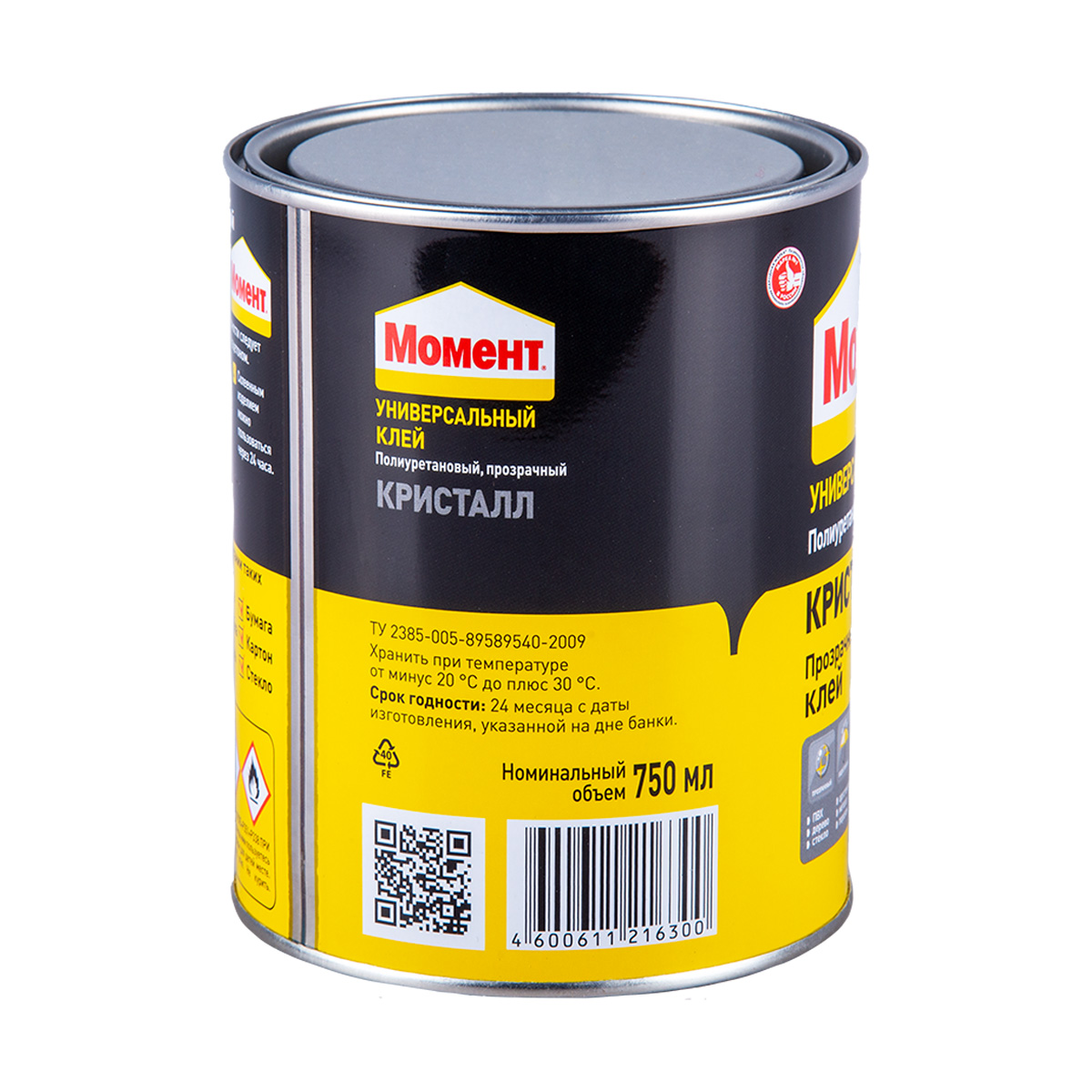 Клей момент кристалл  750 мл (1/6)  хенкель