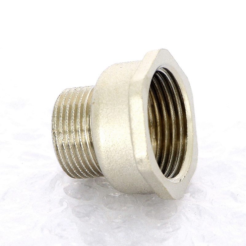 Переходник резьбовой 1"1/2 х 2" ВН никель UNI-FITT