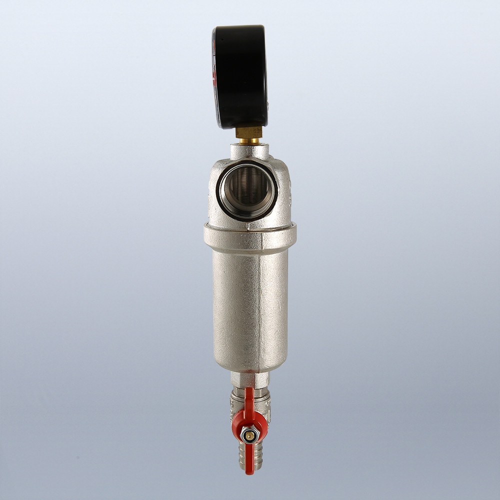 Фильтр механической очистки В 3/4" промывной каскадный VALTEC латунь