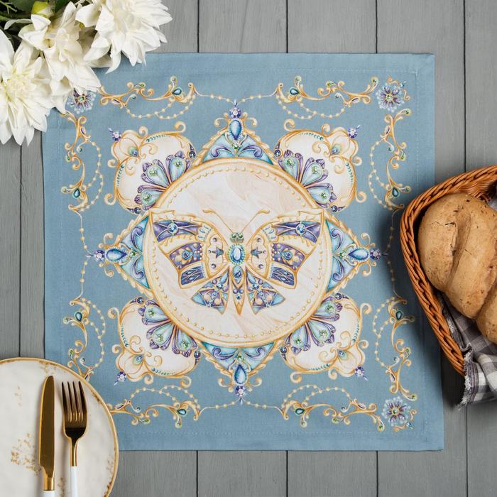 Салфетки столовые "этель" драгоценности 45*45 см набор 4 шт. (1/50) 6932170
