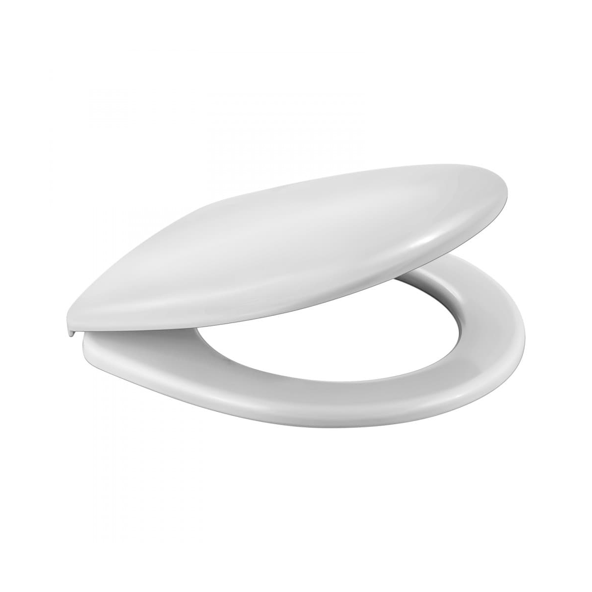 Сиденье для унитаза "lux pp" белое, крепление пласт. (1/10) "berges"