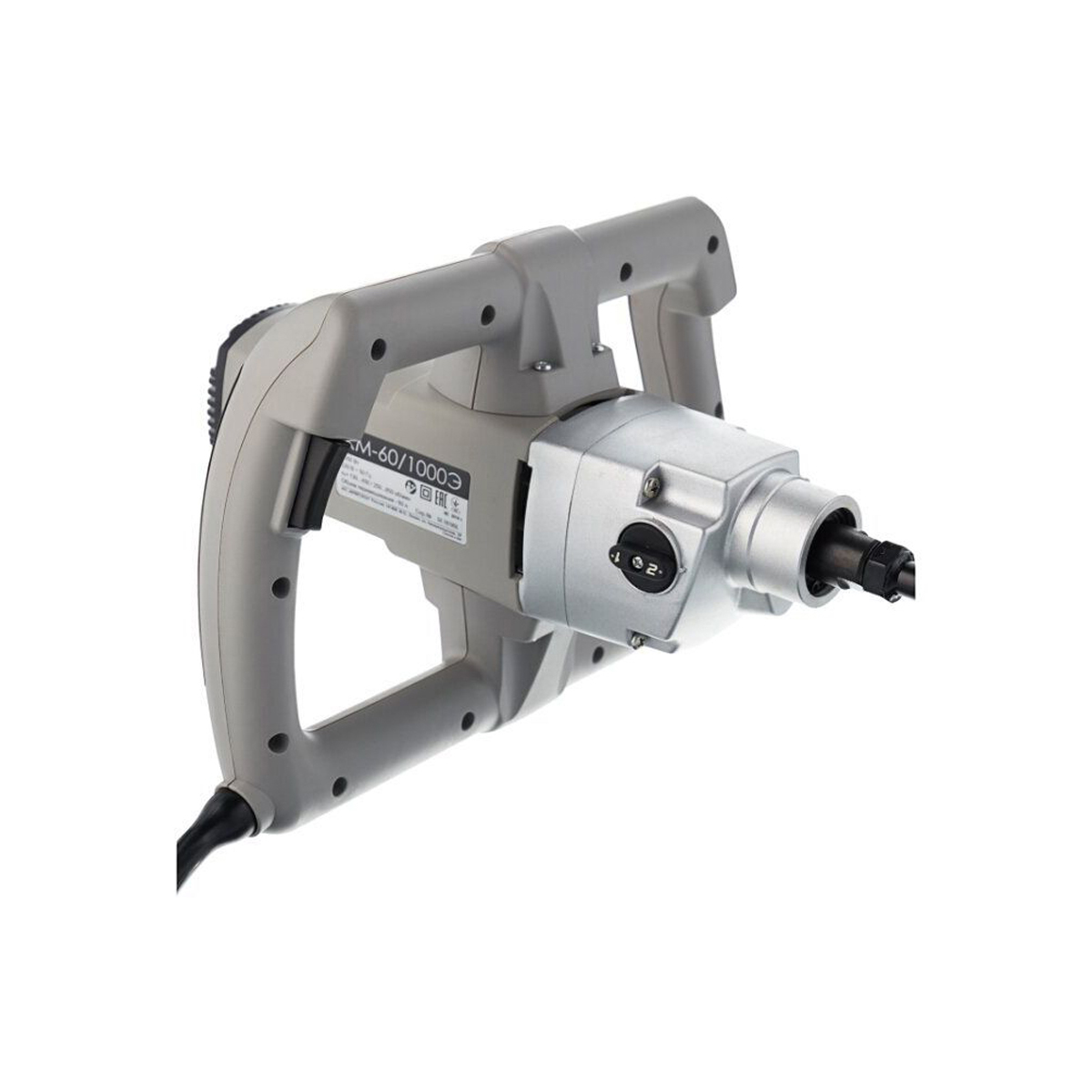 Миксер строительный км-60/1000э  2 скорости, 1050 вт (1/2) "интерскол" 52.1.2.00