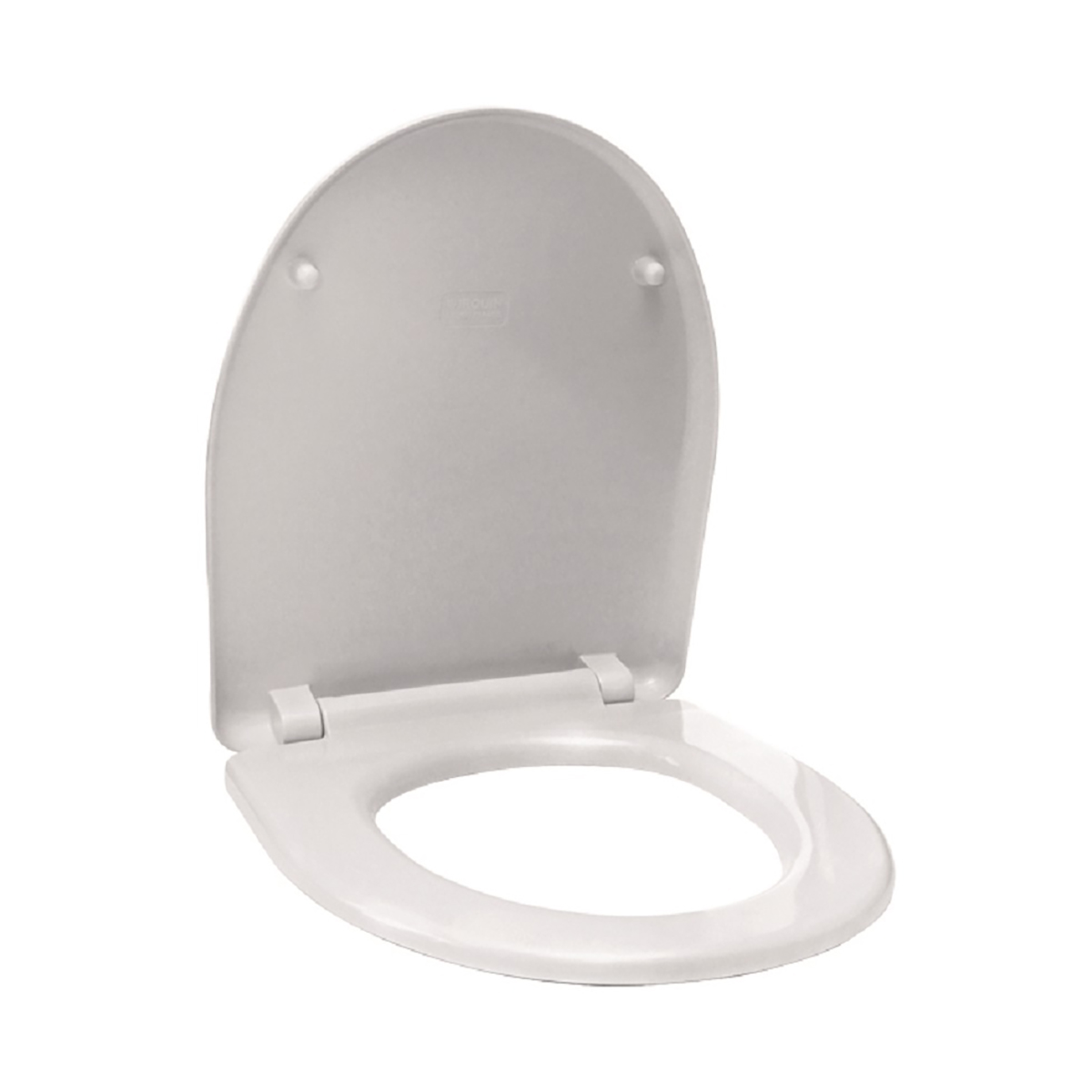 Сиденье для унитаза "самара" белое, крепление пласт. (1/9) "wirquin"