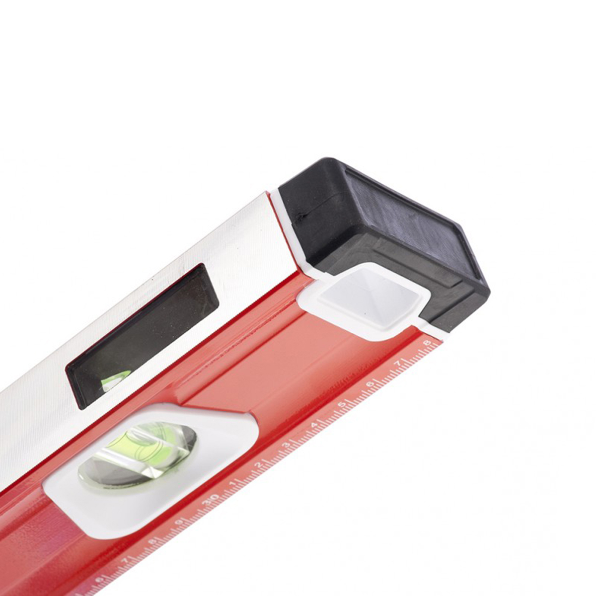 Уровень алюмин. 3 глазка (1 зеркал.) 1000 мм  магнитный, фрезеров., двухкомп. рукоят.(1/30) "matrix"