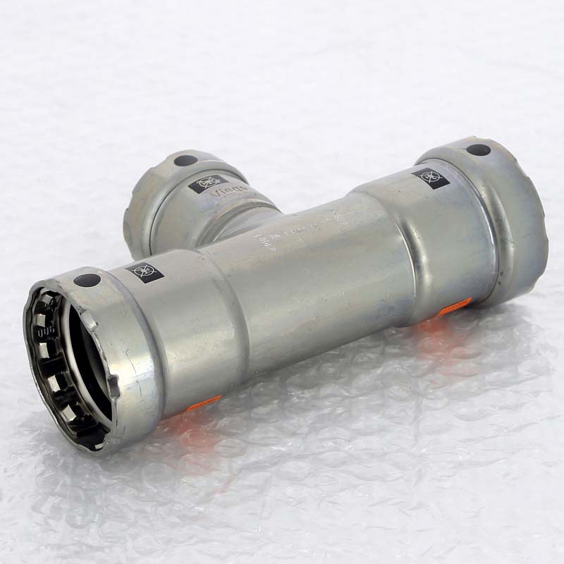 Тройник пресс оцинкованная сталь Megapress VIEGA 1"1/4 х 1" х 1"1/4