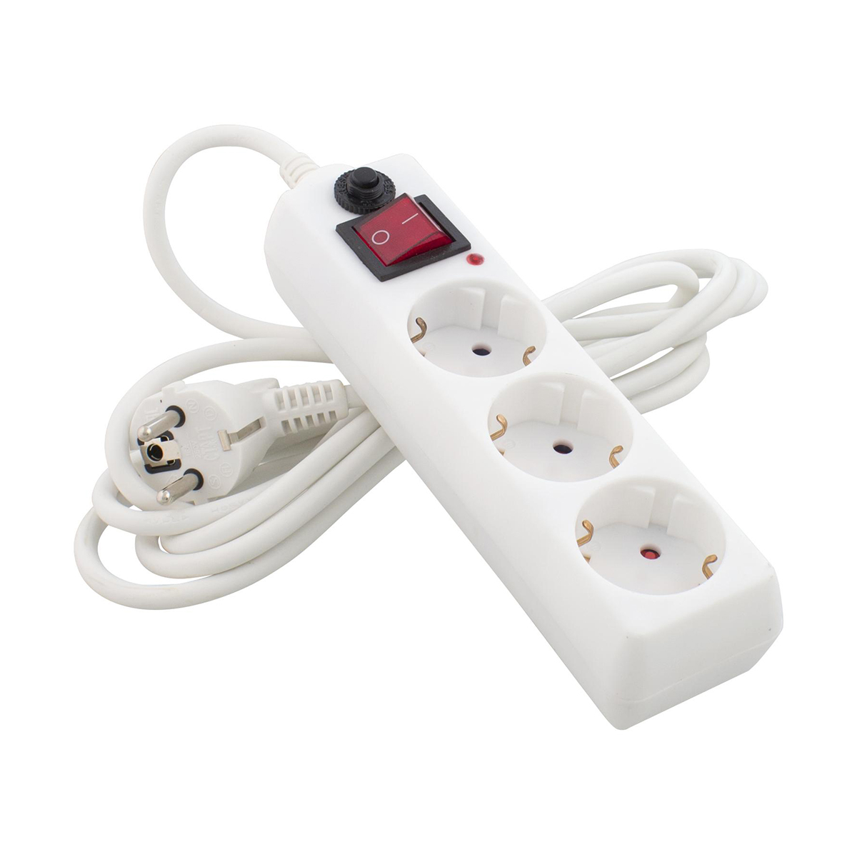 Фильтр сетевой с заземл. и выключ. 3 м 3 розетки с/уд-ф sp 3x3 (1/20) "старт"