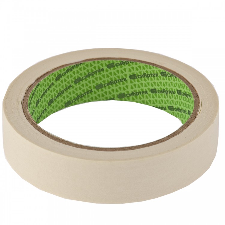 Лента малярная, 19 мм х 40 м, на бумажной основе Сибртех (88700)
