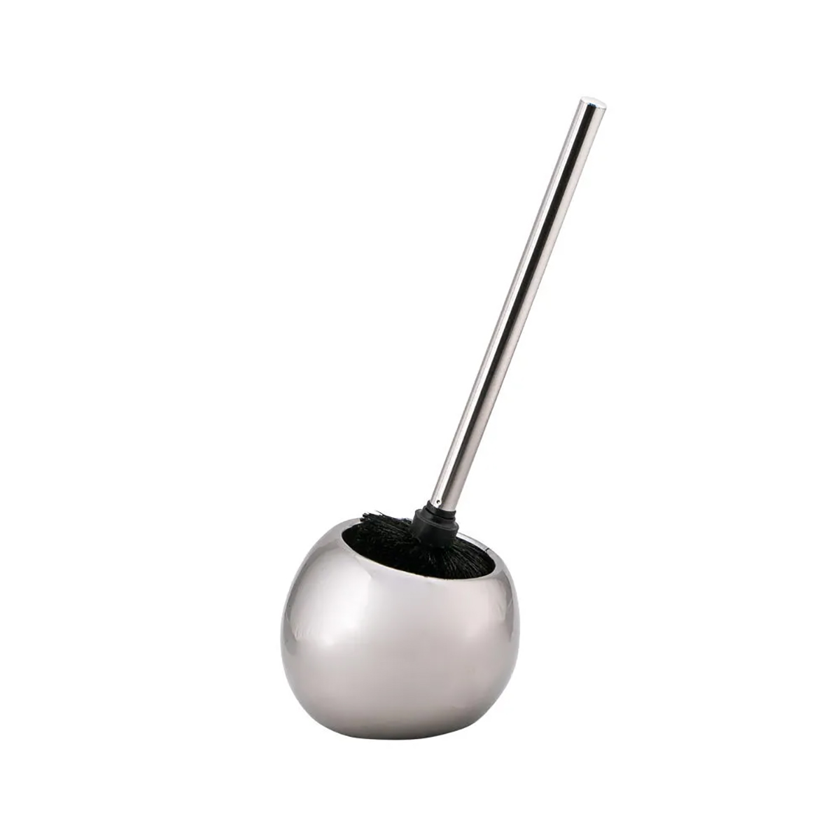 Туалетный набор "molty" ерш с подставкой, керамика/сталь хром. (1/6) "swensa" swfl-1078