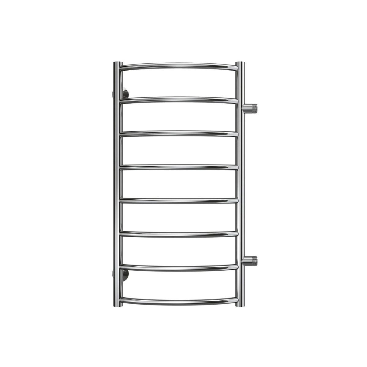 Полотенцесушитель водяной "классик" п8 400*800 боковое подключ. 500 (хром) "terminus"