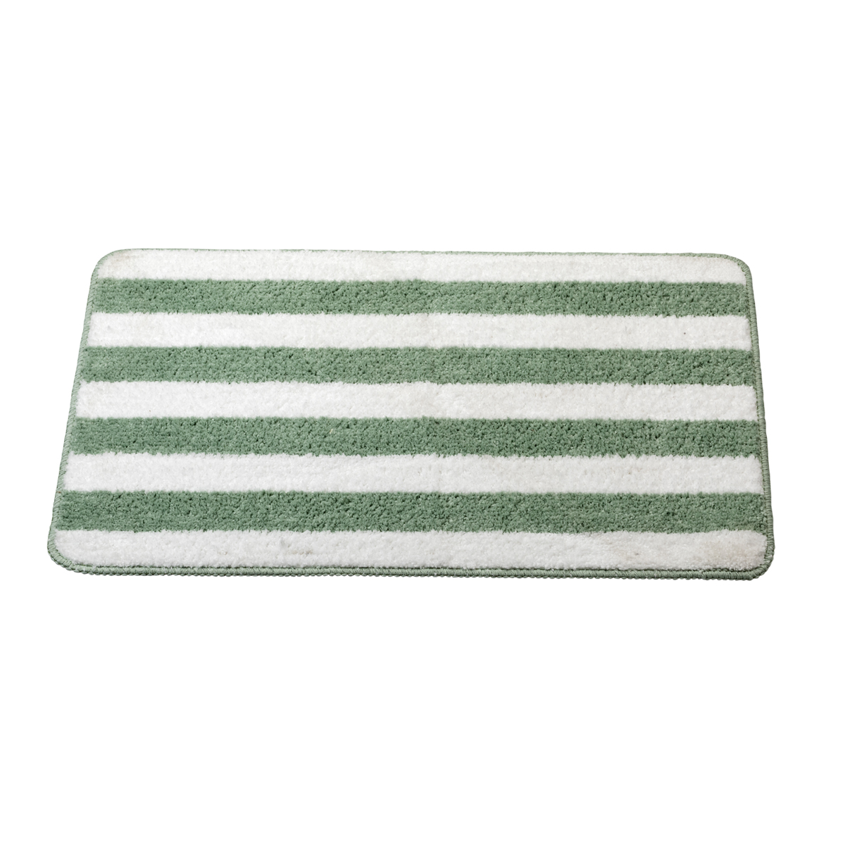 Коврик для ванной "passo" 45*70 см, микрофибра (светло-зеленый/белый) (1/30) "swensa" atm-0605sg-b