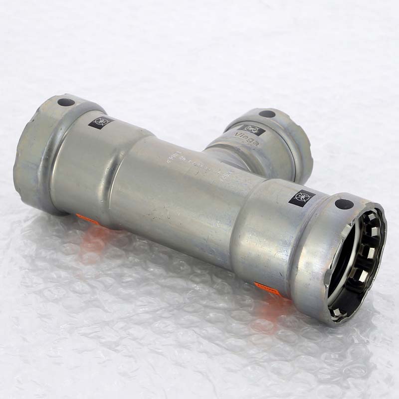 Тройник пресс оцинкованная сталь Megapress VIEGA 1"1/4 х 1" х 1"1/4