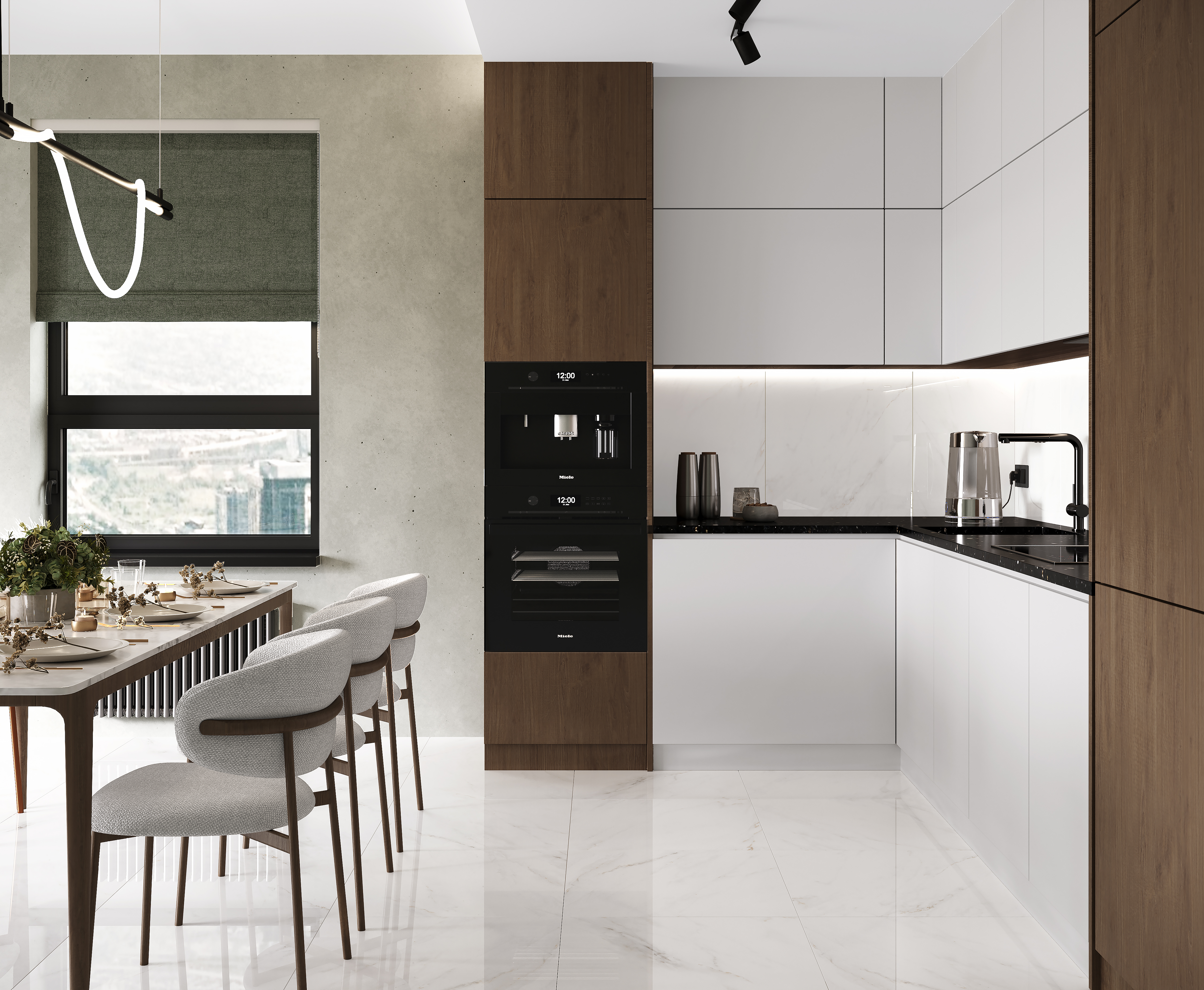 Tenderness керамогранит белый полированный 60x60